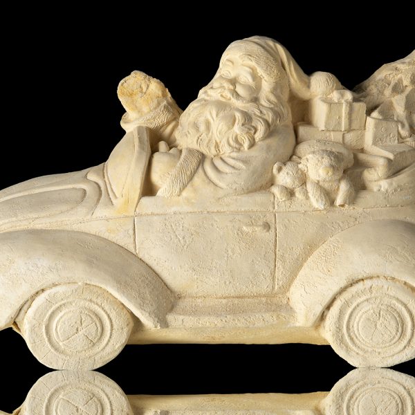 Viejito Pascuero En Auto