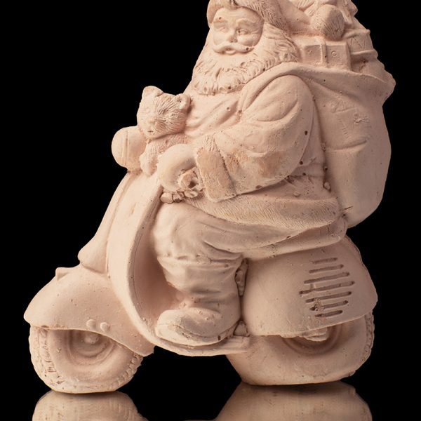 Viejito Pascuero En Motocicleta